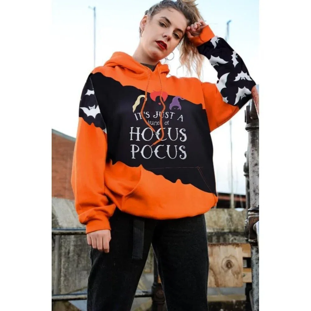 Women Halloween Sweatshirt Graphic Long Sleeve Casual Pullover Top